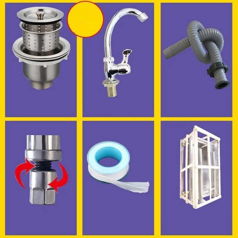 Lava Manos Integral Spoelbak Cuisine Lavandino Evier Banheiro Afwasbak Lavabo Fregadero De Cocina Cuba Pia Cozinha Kitchen Sink |