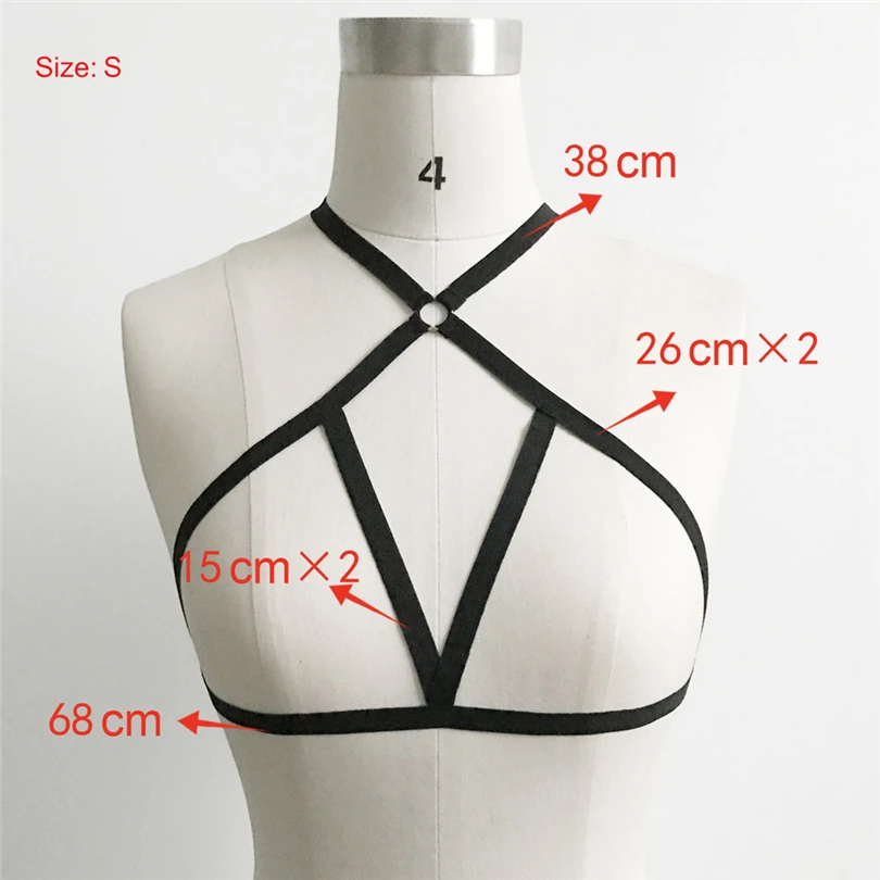 

Women Underwear Sexy Bras Ladies Bra Elastic Cage Bra Strappy Hollow Out Halter Bra Bustier Top Ldies Intimates on mujer J50
