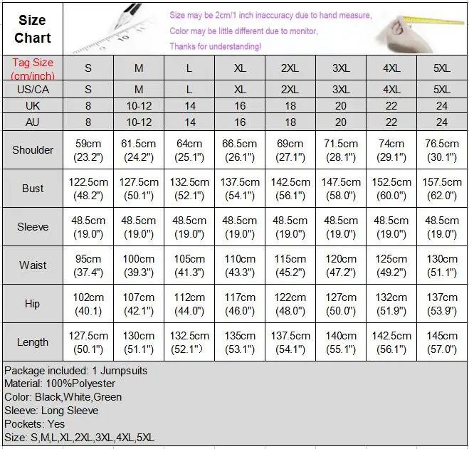 

Fashion Autumn Long Sleeve Overalls VONDA Women Long Jumpsuits Sexy V-Neck Rompers Casual Solid Pockets Belted Party Playsuits