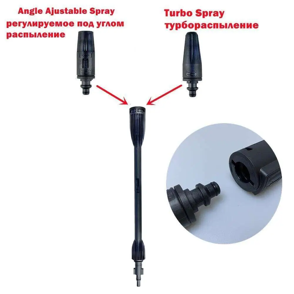 Пистолет для мойки высокого давления с струйным турбораспылителем Bosch AQT Aquatak AR Blue