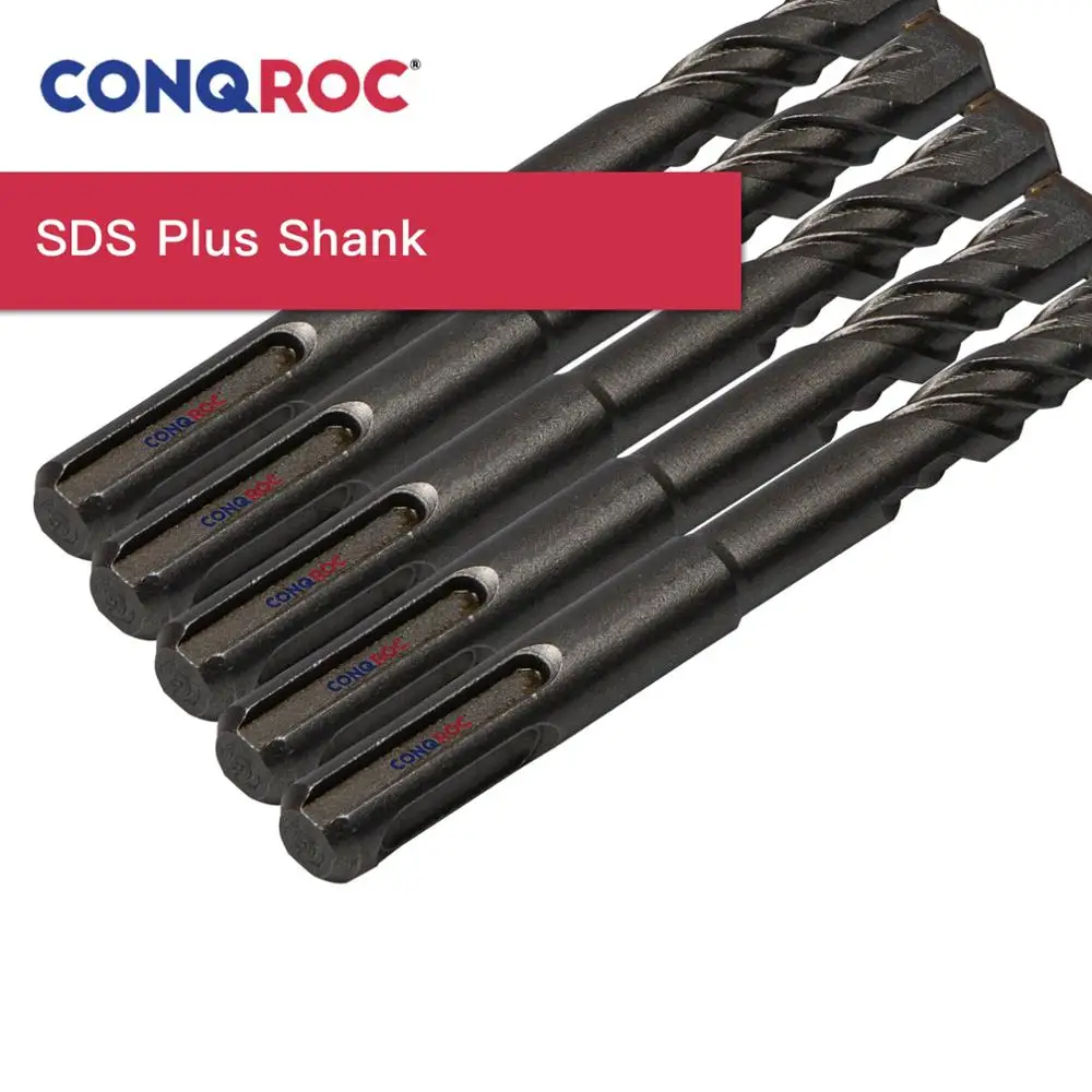 5 шт. 110 мм SDS Plus сверла для каменной кладки Стандартные с твердосплавными