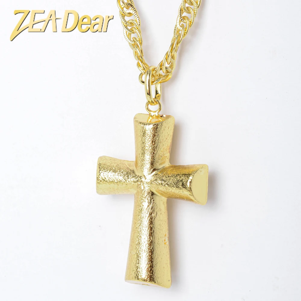ZEADear-collar con colgante de cobre para hombre, cadena de 60CM, cadena de alta calidad, para uso diario, regalo de fiesta