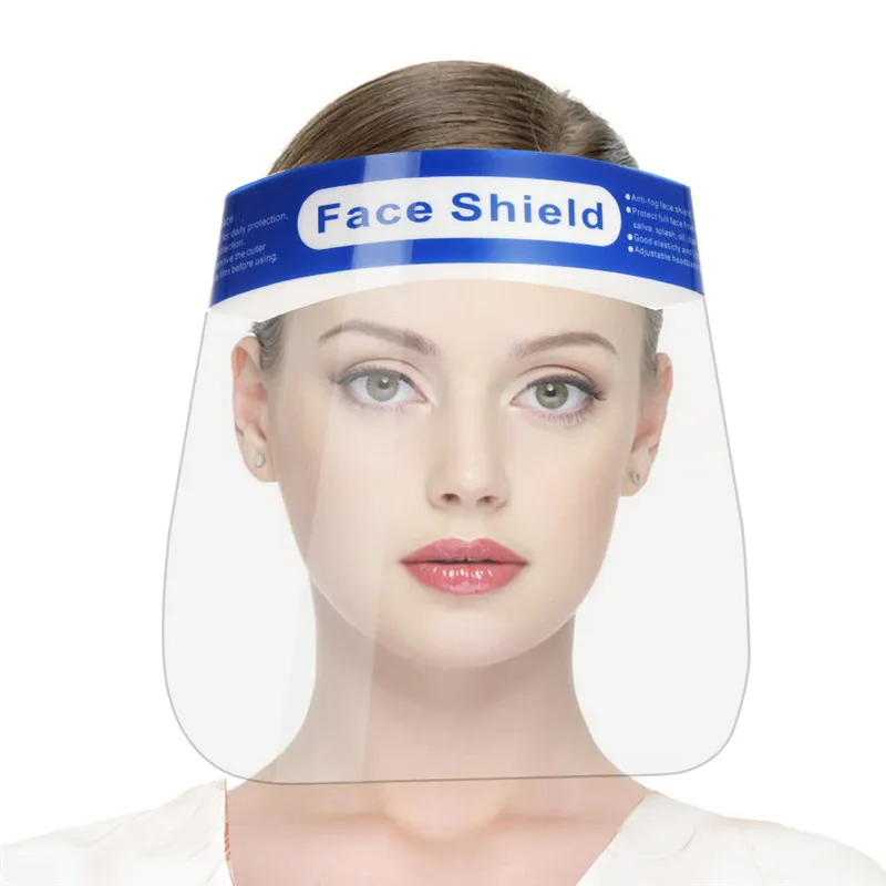 

1000pcs Protective Full Face Mask With Glasses Adult Face Shield Head Wear Transparent Visor Work Head Eye Protection