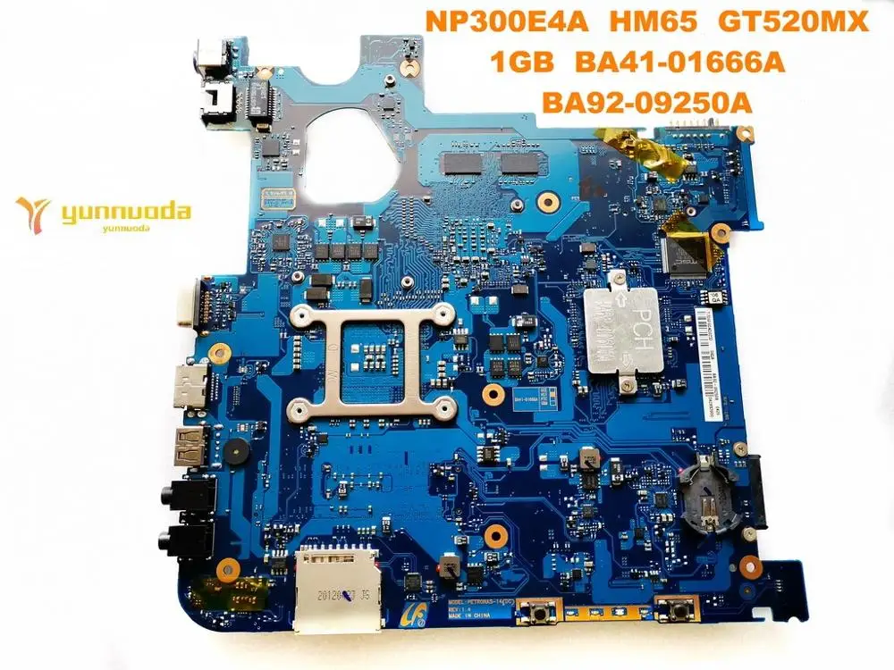 Оригинальное для Samsung NP300E4A Материнская плата ноутбука HM65 GT520MX 1 ГБ BA41-01666A BA92-09250A