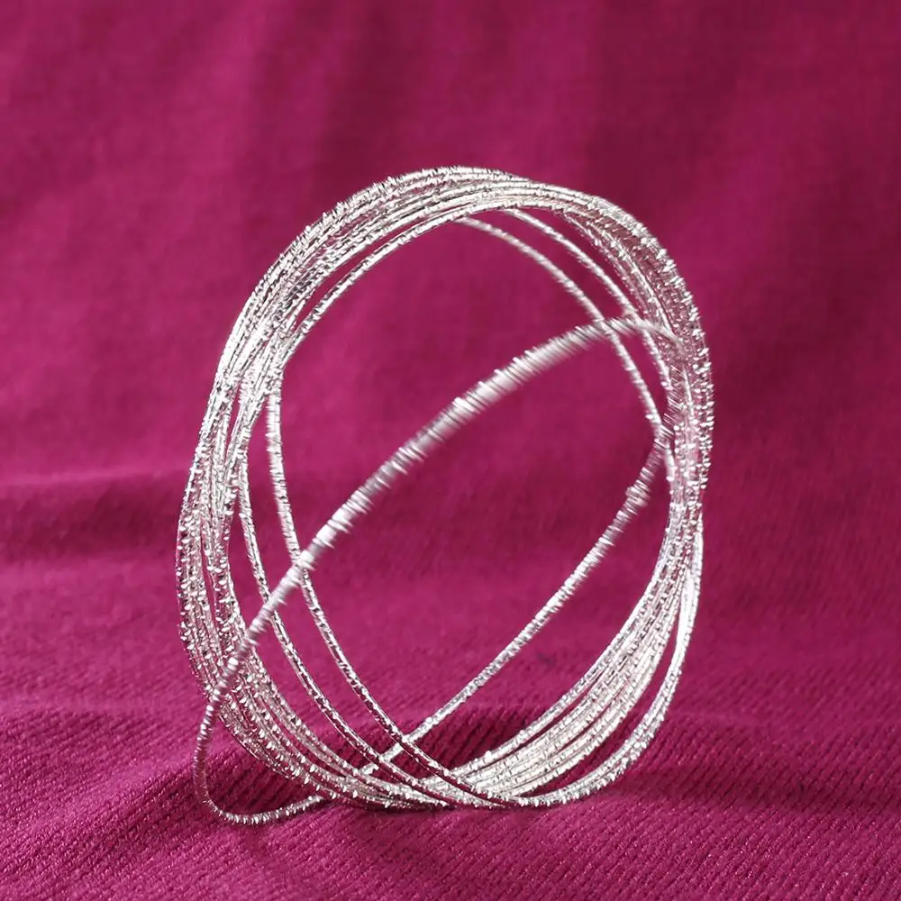 10 шт./компл. женские модные травленые круглые браслеты-талисманы аксессуары для