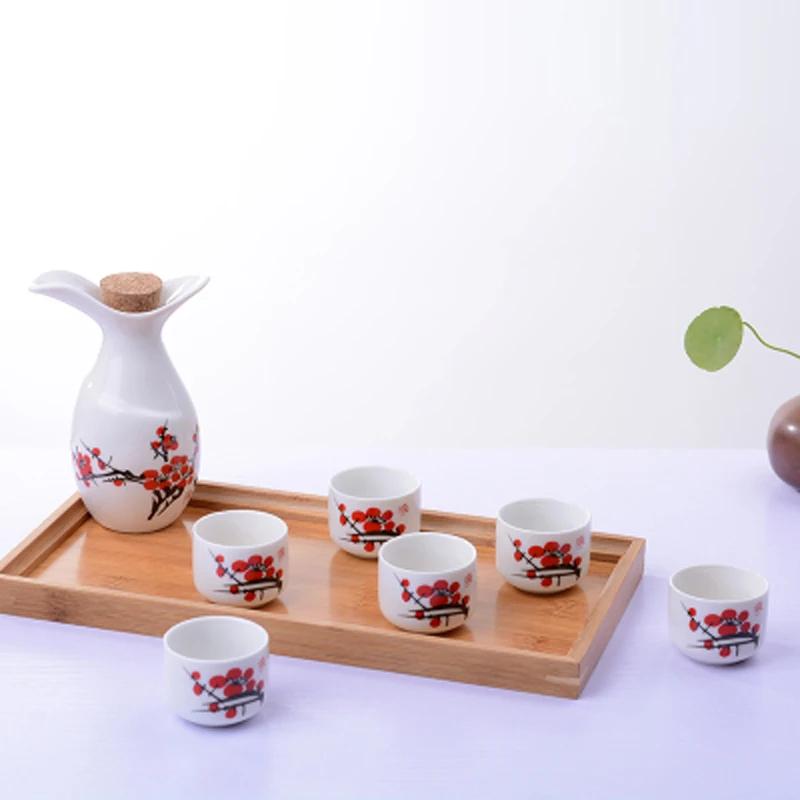 Style 10 1Pot 6cup винтажный керамический горшок набор чашек японский стиль хип колбы для дома, кухни, офиса - Цвет: Style 10