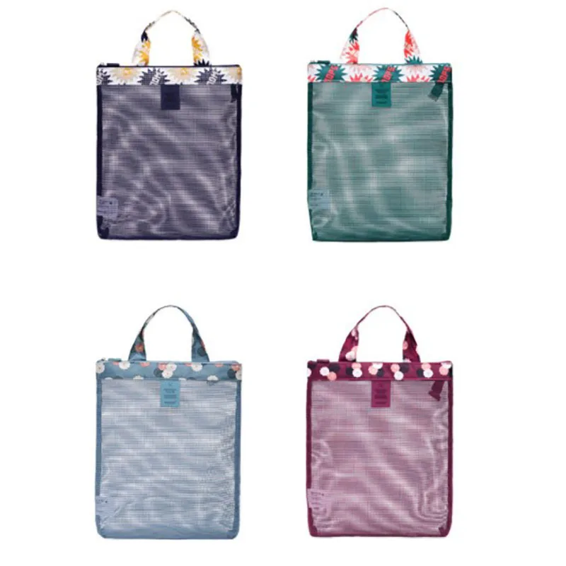 Прозрачная Сетчатая Сумка для хранения большой емкости мешок телефона бассейна