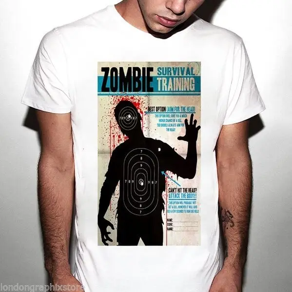Ужас зомби футболка с принтом робот devils отклонить борьба вредителями Лос