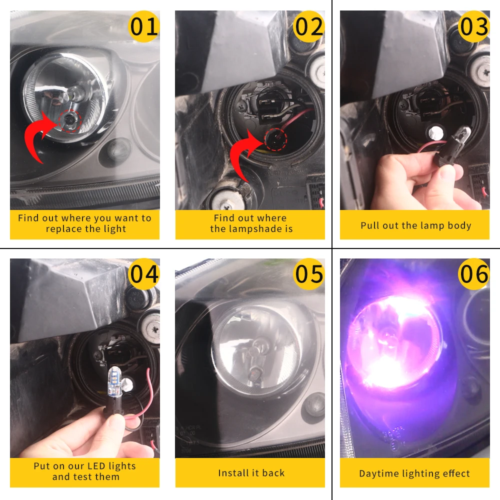 2 шт. 12 В Strobe Flash T10 2016 светодиодный кварцевая автомобильная лампа автоматический