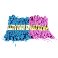24pcs 7 8 8meters cross stitch threads diy braided wire floss skein embroidery thread weave bracelets thread