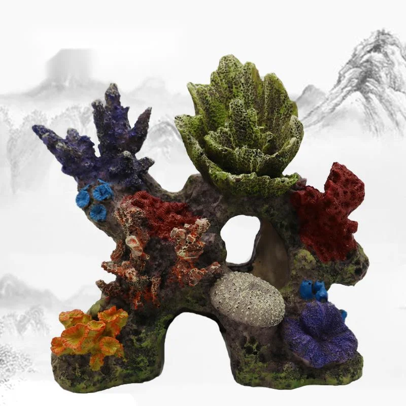 

Коралловый риф для аквариума украшение для аквариума, украшения для ландшафта аквариума, аквариумный пейзаж, аксессуары для аквариума