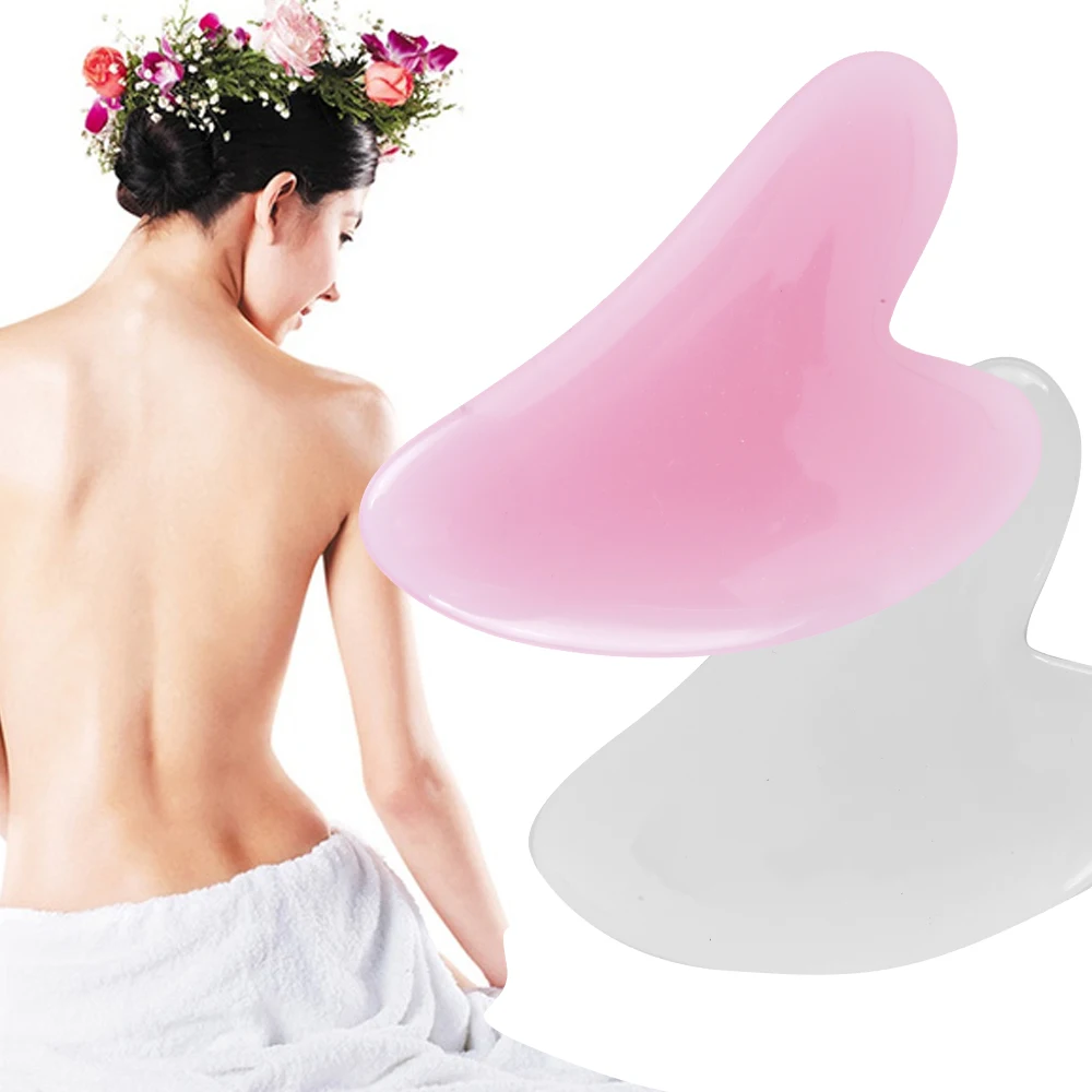 

Natural Rose Jade Gua Sha Gouache Scraper Massager for Face Body Facial Skin Lifting Wrinkle Remove Beauty SPA Care Tools