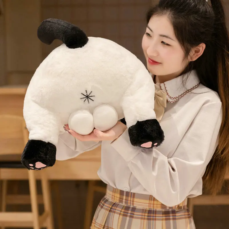 Фото 35/45 см Kawaii плюшевые игрушки для толстых кошек, мягкие милые куклы для ленивых кошек, подарочная кукла, милые игрушки в виде животных, украшение для дома, мягкие подушки №3