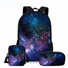 Детский рюкзак для подростков, школьные ранцы для девочек и мальчиков, вместительные женские дорожные сумки с галактикой, Детская сумка для книг, школьный ранец
