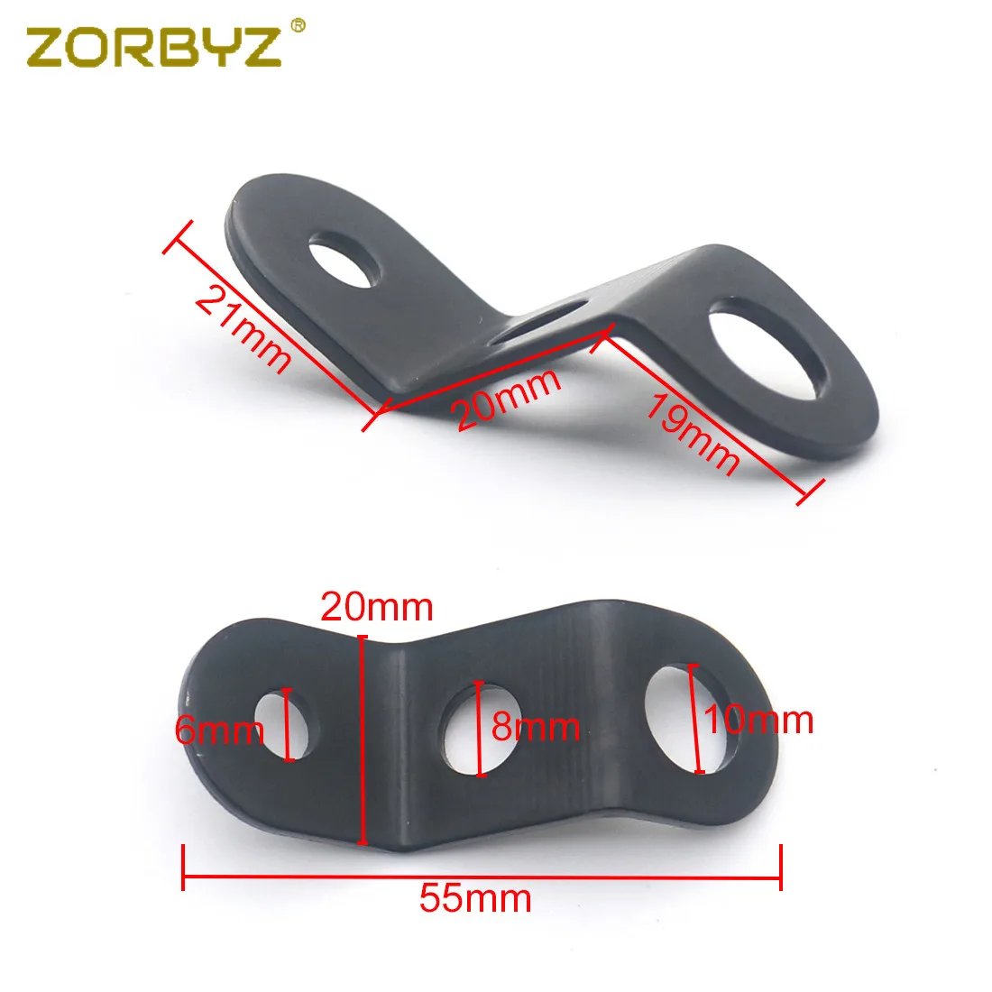 Черная металлическая подставка для масляного бака мотоцикла ZORBYZ держатель