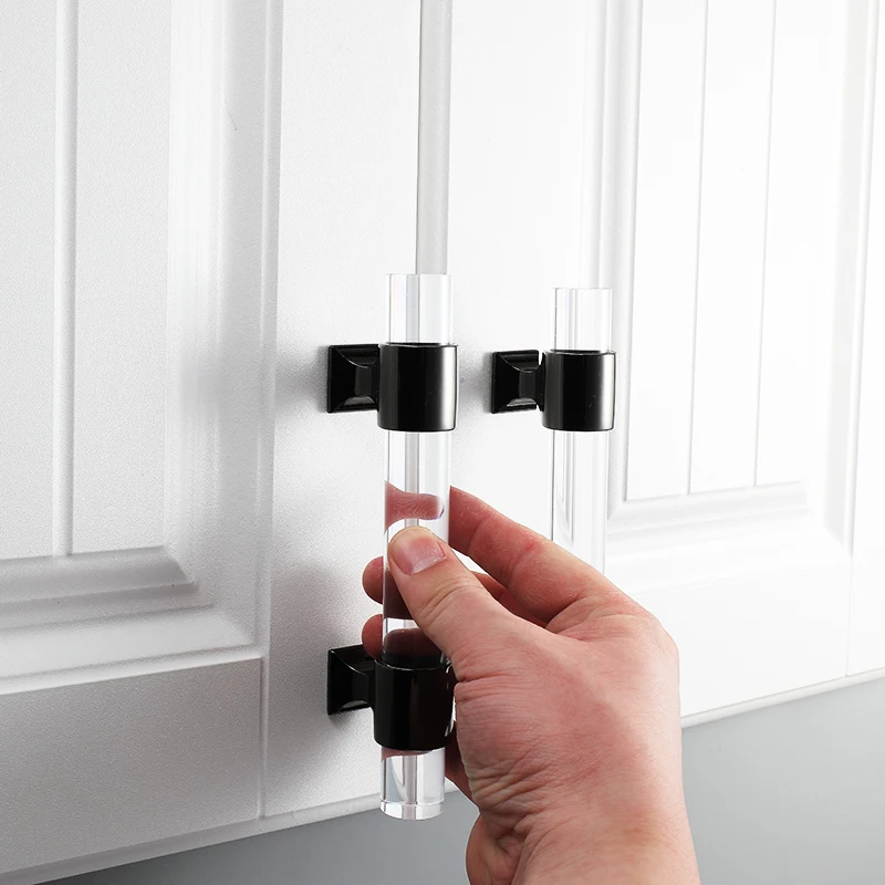 Прозрачная акриловая ручка для шкафа и ручки выдвижного ящика|Ручки шкафа| |