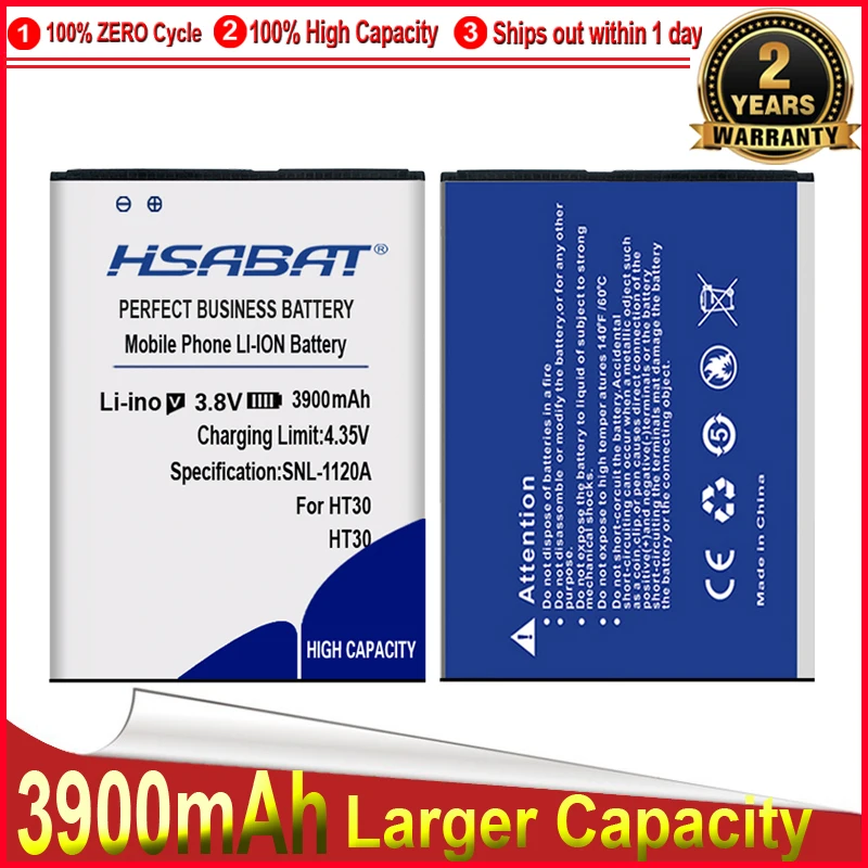HSABAT 0 цикл 3900mAh батарея for HOMTOM HT30 Идеальная замена-бесплатная доставка | Мобильные