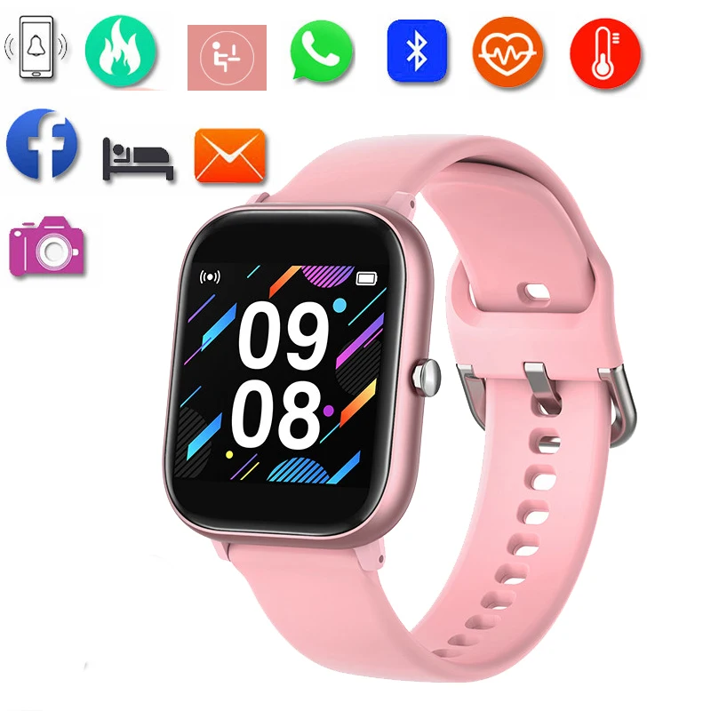 Смарт-часы P20 для Apple iPhone IOS Android женские Bluetooth водонепроницаемые с пульсометром