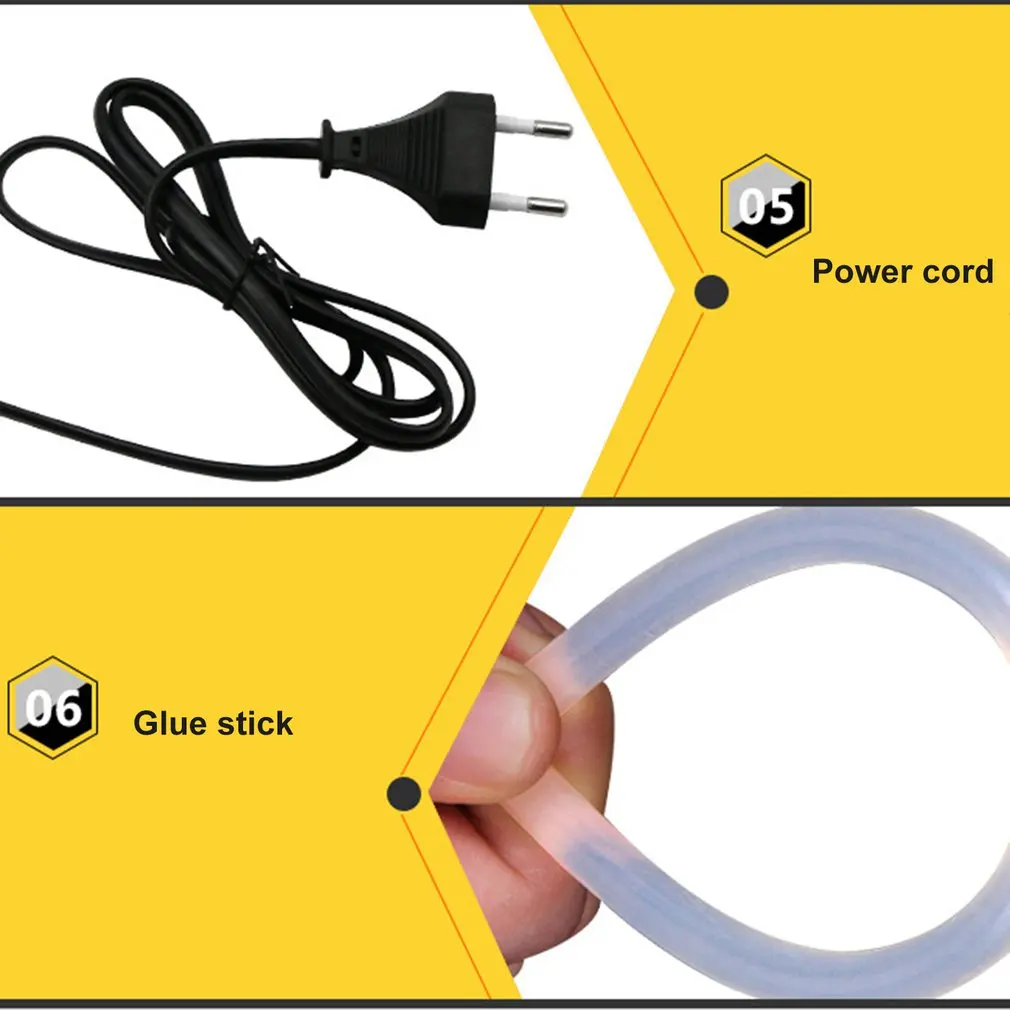 20 Вт мини термоплавкий клеевой пистолет с 1 шт. клеевые палочки для DIY ручной