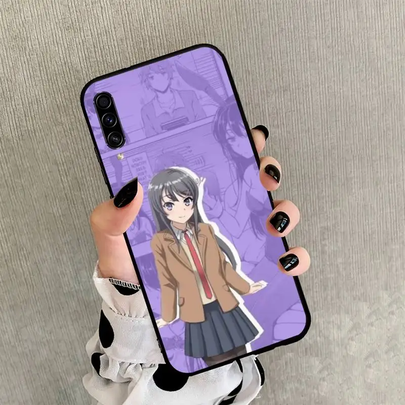 

Sakurajima Mai Anime Phone Case For Samsung Galaxy A 3 6 7 8 10 21 01 11 31 91 10S 20S 30S 50S PLUS