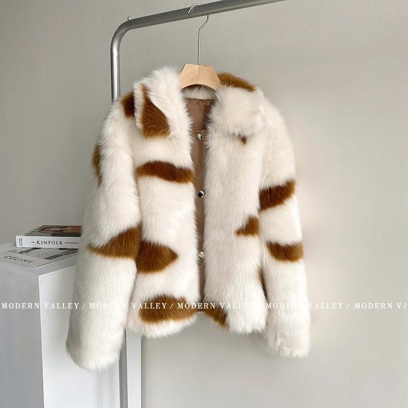 2021 new fashion women's clothing Fur &amp Faux Full Double-faced coats and jackets women | Женская одежда