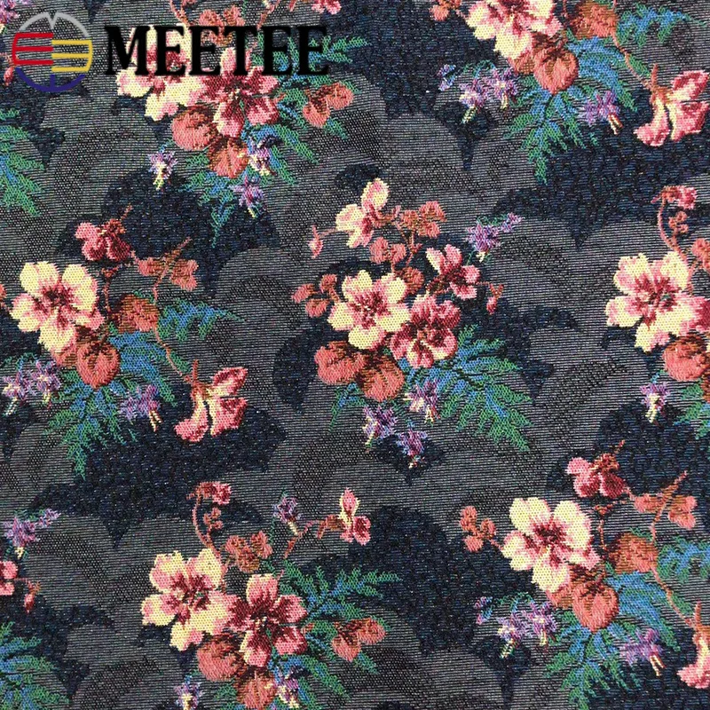 

50/100*150cm Meetee 21S Polyester Jacquard Fabric Yarn-dyed DIY Handmade Apparel Hometextile Luggage Decor Sewing Accessories