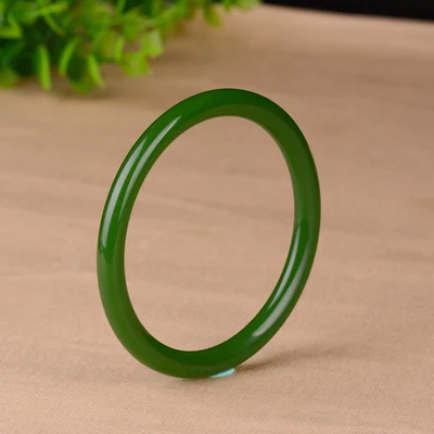 

Натуральный нефрит и яшма зеленый 54-62 мм браслет элегантная принцесса ювелирные изделия подарок для мамы и девушки