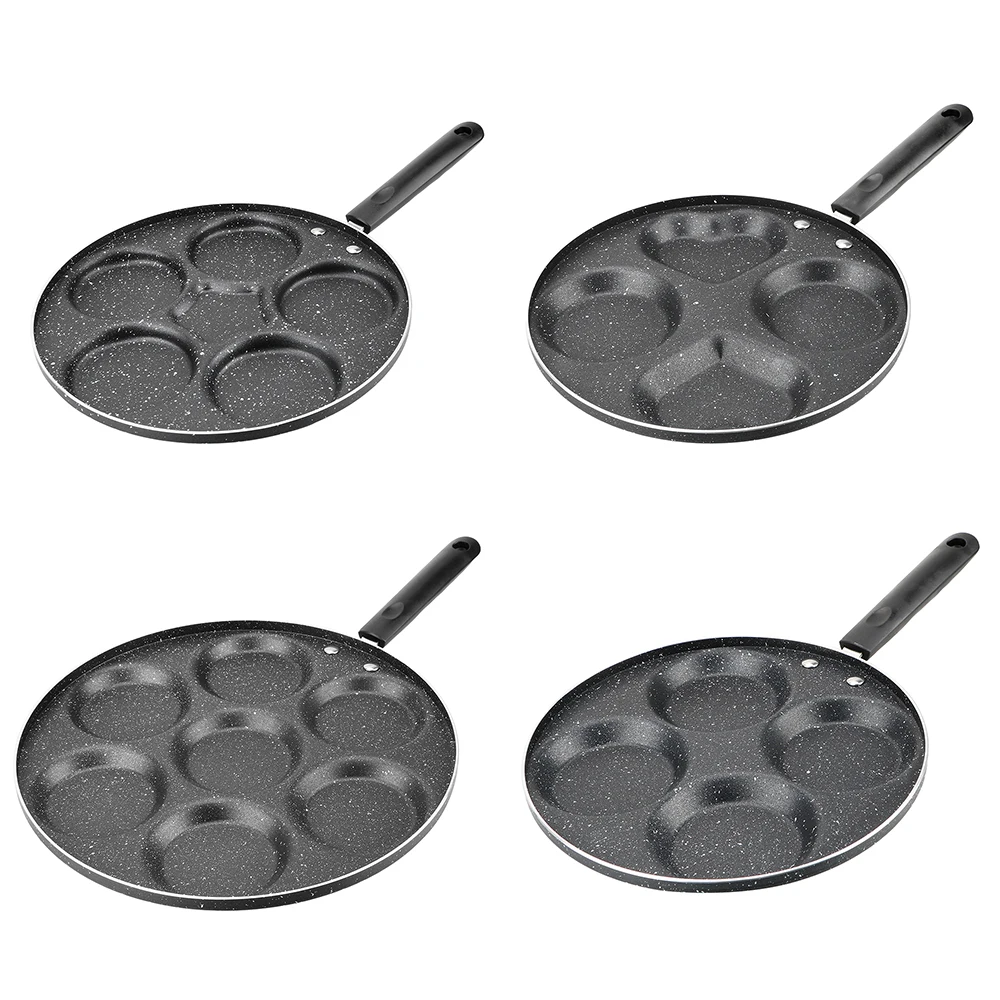 

4/5/7-hole No Oil-Smoke Frying Pot Non-stick Egg Pancake Steak Pan Cooking Egg Ham Thickened Omelet Pan Breakfast Maker