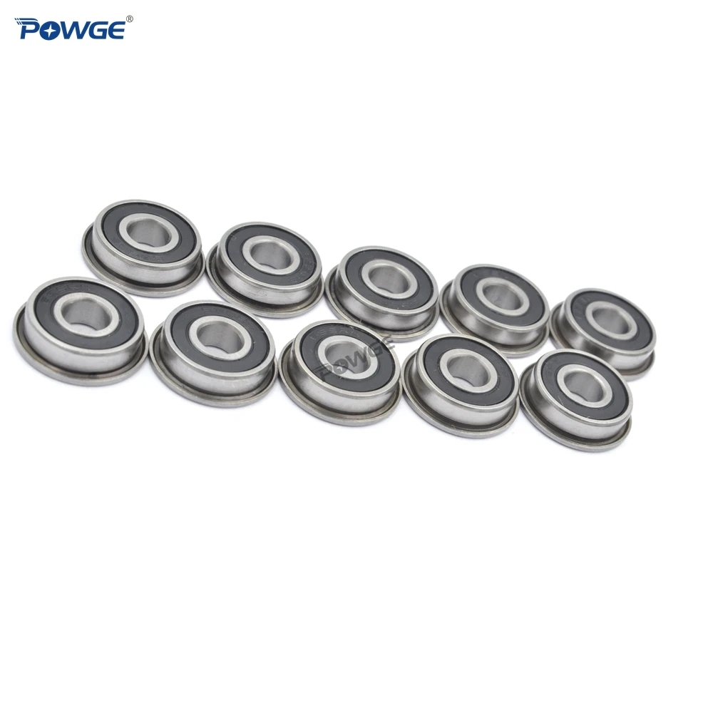 POWGE VORON F623 2RS подшипник 3*10*4 мм ABEC 7 фланцевый миниатюрный RS шариковые подшипники