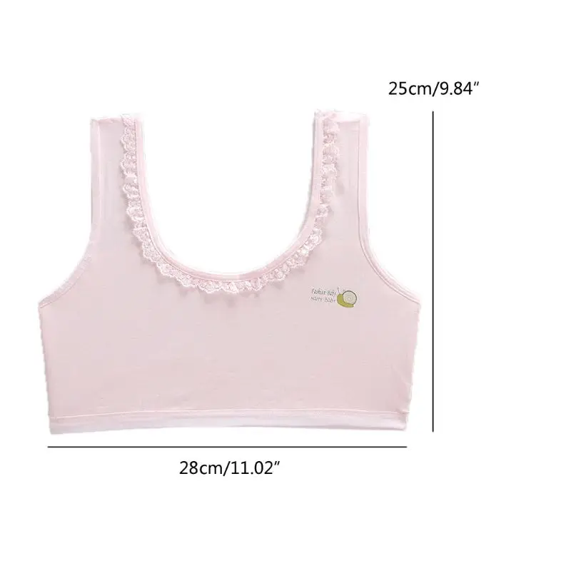 

Teen Girl Sports Bra Kids Underwear Young Puberty Training Bra For 8-18years