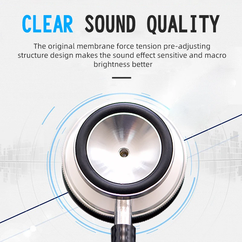 

Double-head Medical Stethoscope Professional Estestoscopio Doctor Nurse Stethoscope Listen To Heart Rate Stethoscope Littmann