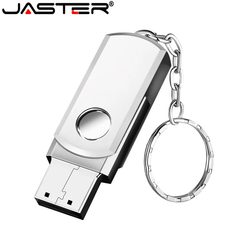 

JASTER fashion creative metal USB 2.0 USB Flash Drive pendrive 4GB 8GB 16GB 32GB 64GB memory stick gift Free shipping