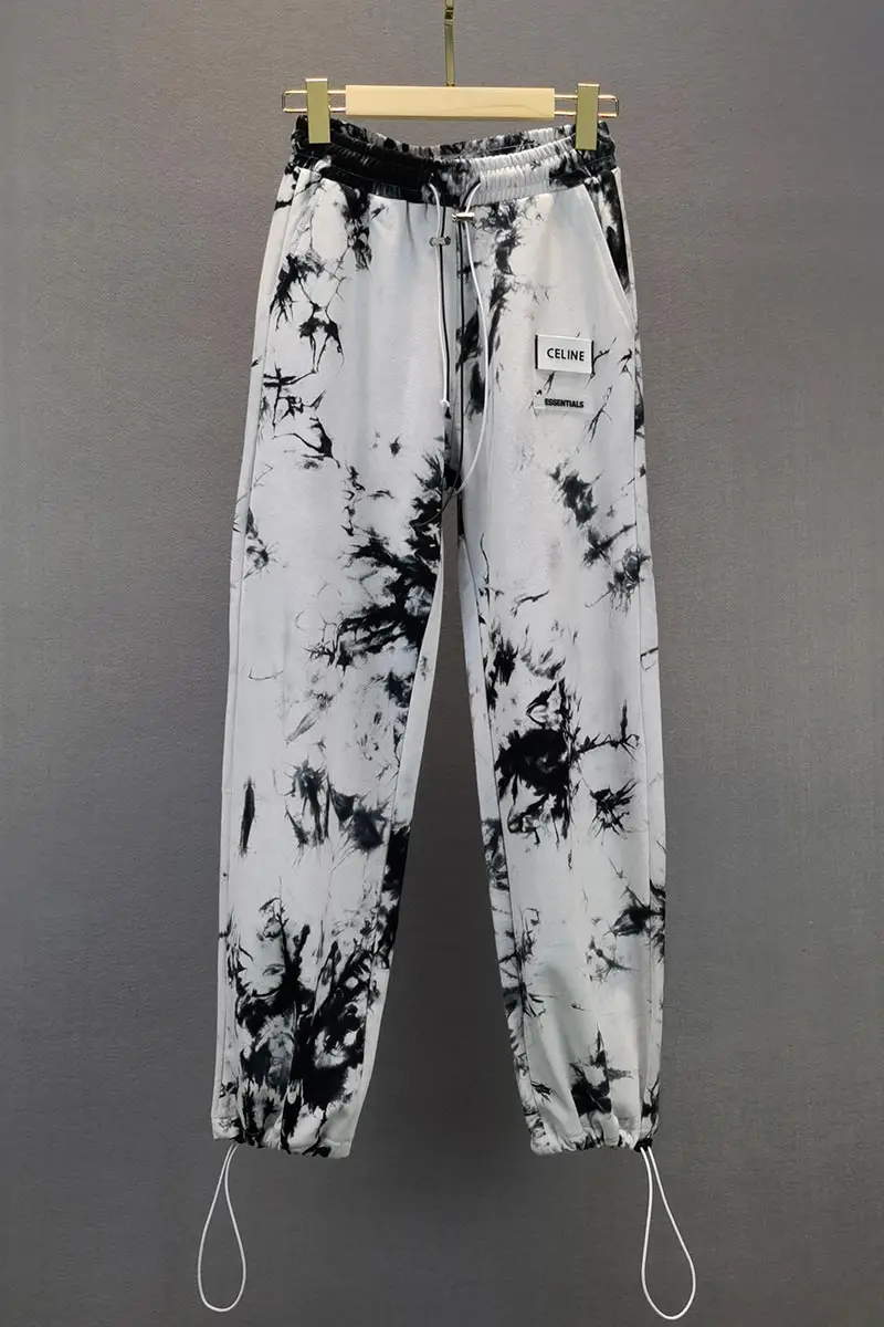 

Floral Print Casual Jumpsuit Women's Sweatpants 2021 Spring and Summer New Elastic High Waist Loose Slimming Sports Pants