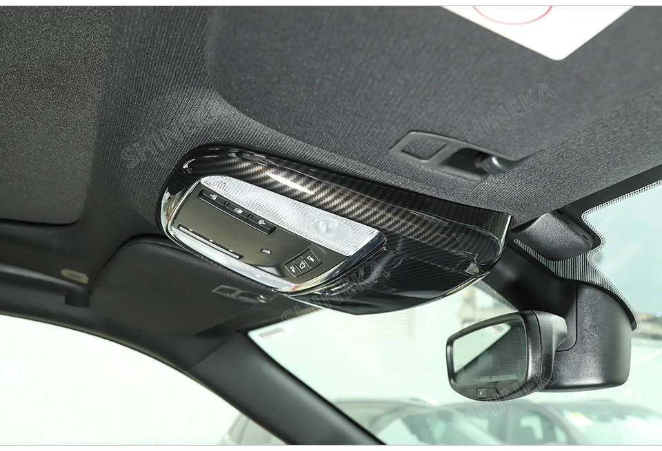 SHINEKA накладки на интерьер для Jeep Grand Cherokee 2011+ Автомобильный интерьер, передний светильник для чтения, декоративные наклейки для Jeep Grand Cherokee