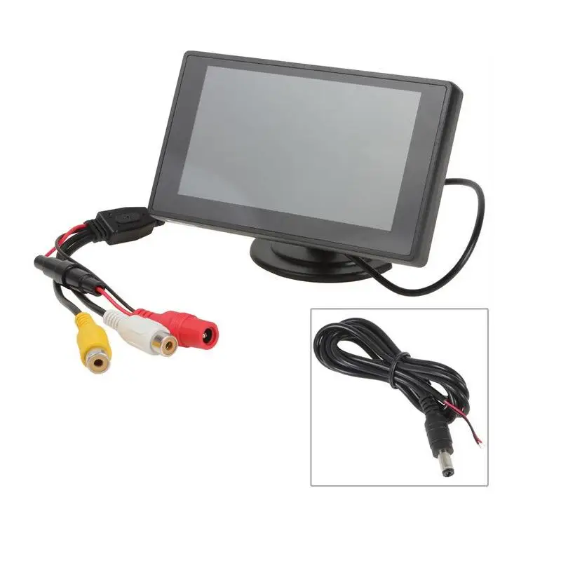 XYCING 4,3 дюймов цветной TFT lcd автомобильный монитор заднего вида Автомобильный резервный монитор парковки для камеры заднего вида DVD VCD
