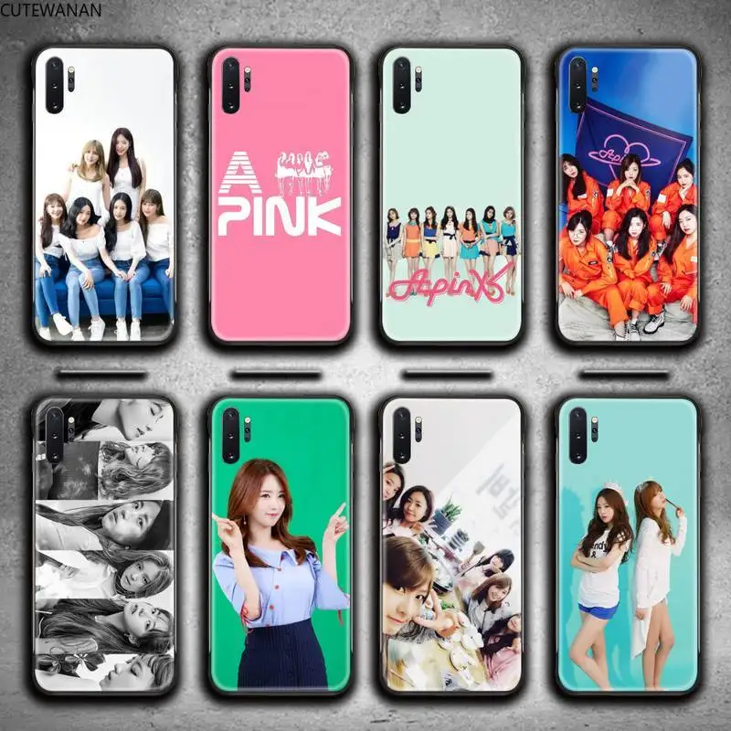 

Apink Kpop Phone Case For Samsung Galaxy Note20 ultra 7 8 9 10 Plus lite J7 J8 Plus 2018 Prime M21