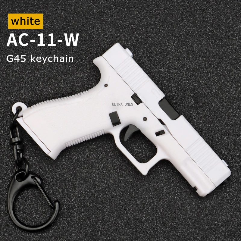

Tactical Hiking Pistol Shape Keychain Mini Portable Decorations Detachable Key Ring Shooting Hunting Gun Accessories Keys Holder