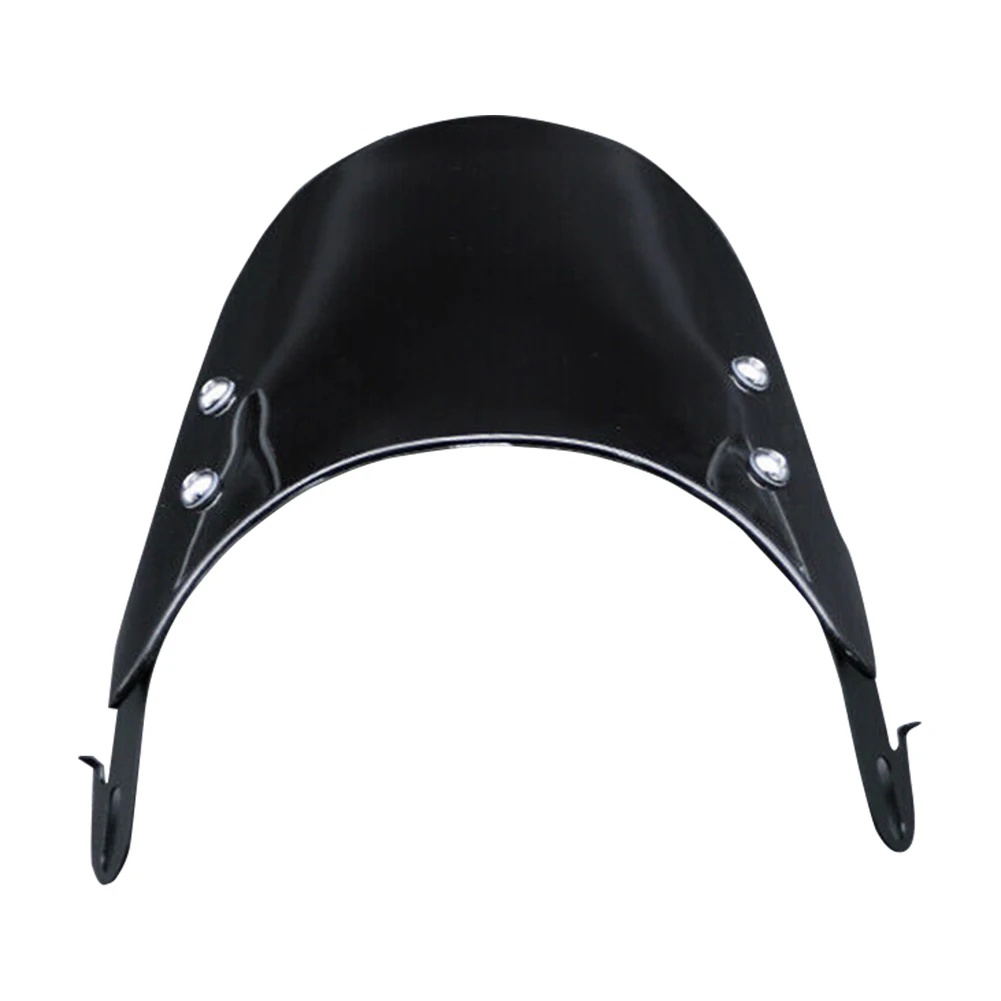 Universal Durable Solid Windshield Motorcycle Front Windproof Easy Install Cover Adjustable ABS For 5 To 7 Inch Headlights | Автомобили и
