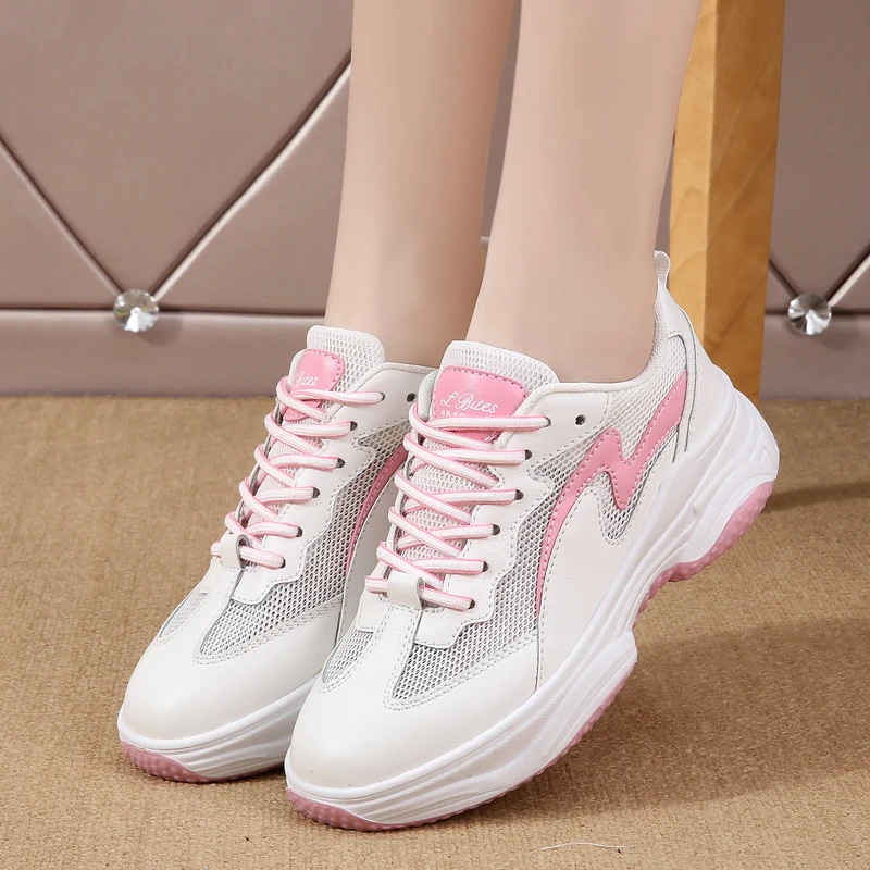 

Women's Super Fire New Transparent Jelly Platform Casual Sneakers