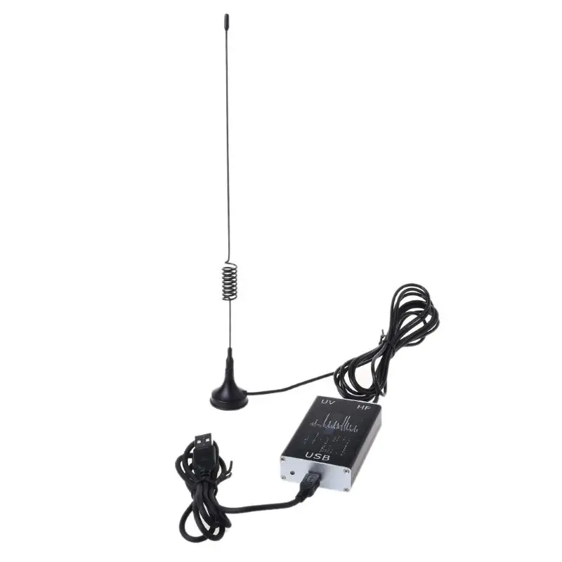 1 комплект 100 кГц-1,7 ГГц полный диапазон УФ HF RTL-SDR Настройщик USB приемник R820T+ 8232 радио Q39D