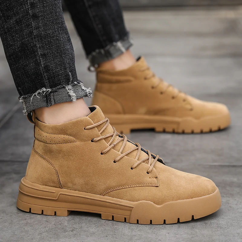 

leather informales man spring 2020 sports mens casual cuero dress boty botas sapato Mens shoe coturno for work shoes causal on