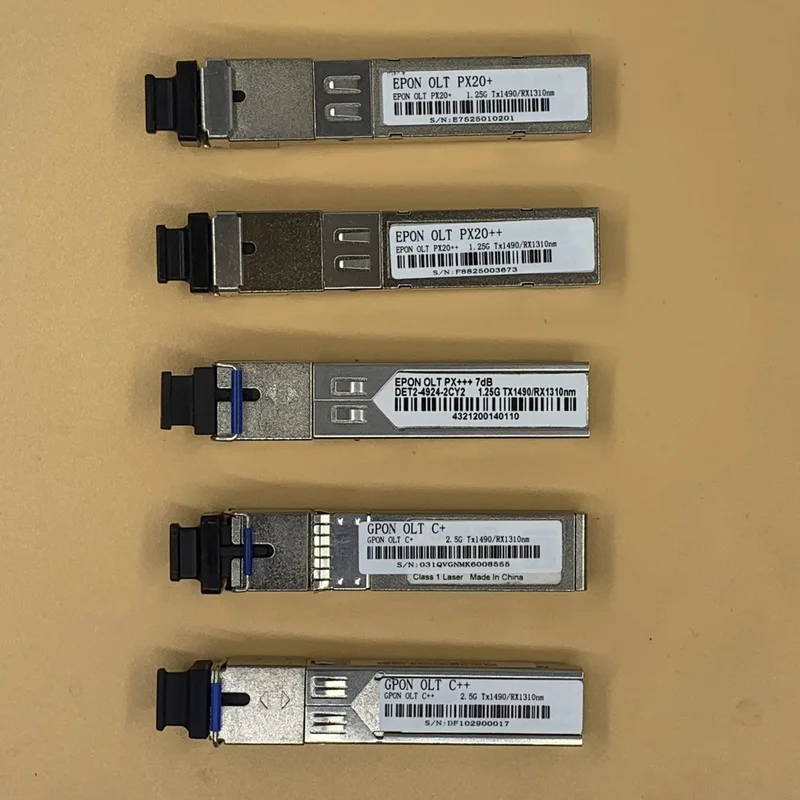 

Epon GPON SC OLT Optische Transceiver PX20+PX20++ Px20+++ C+C++ SFPOLT1.25G 1490/1310nm 3-7dBm Sc Olt Ftth Solutionmodule Voor