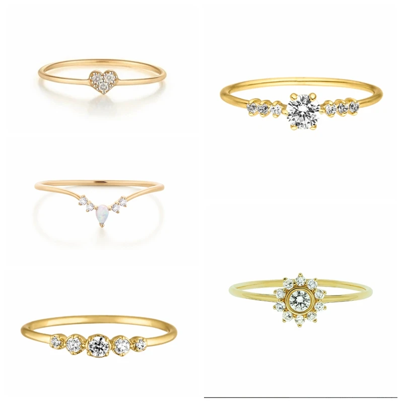 

Женское кольцо из серебра 925 пробы, с кристаллами