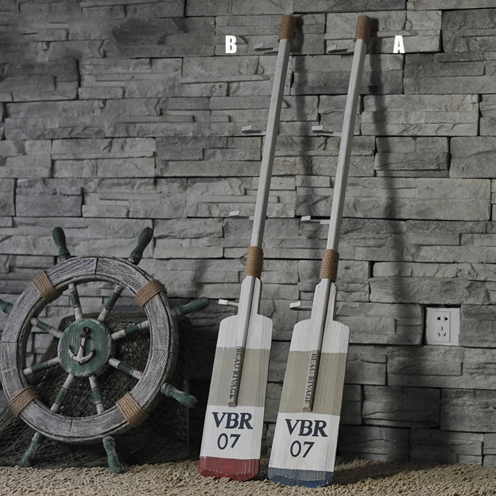 1 шт. украшение из дерева на стену в виде весла античный Морской стиль с крючками