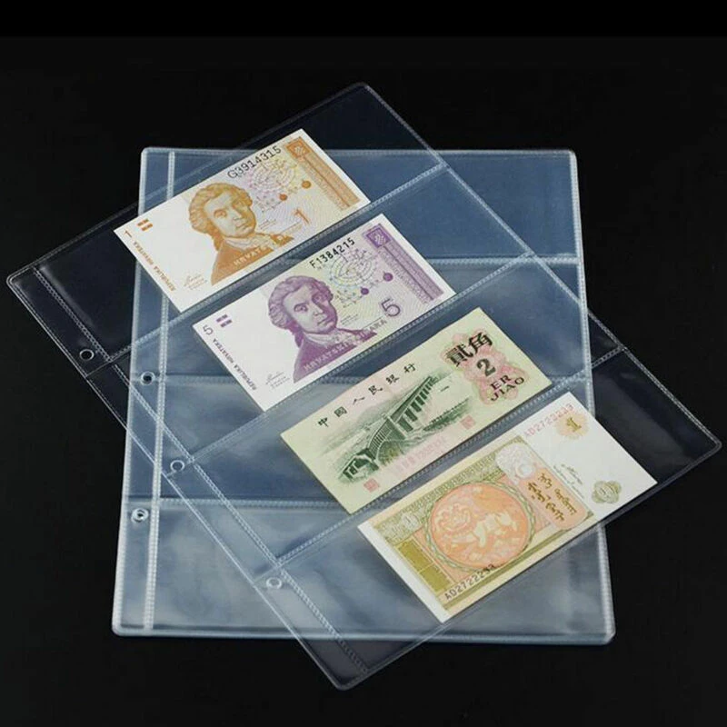 

Safety Storage For Banknotes Album Paper Money Currency Collection & Accessories