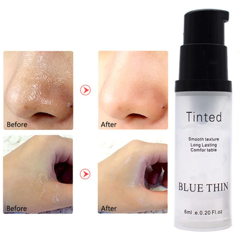 6 мл основа для лица грунтовка макияжа Жидкий матовый макияж тонкие линии масло
