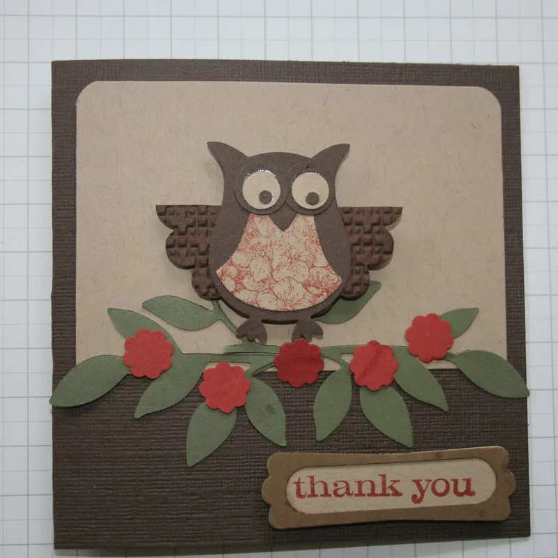 

2020 Cute Little Owl Metal Cutting dies new Craft Dies for Embossing Paper Card making Scrapbooking Decoration Photo Crafts