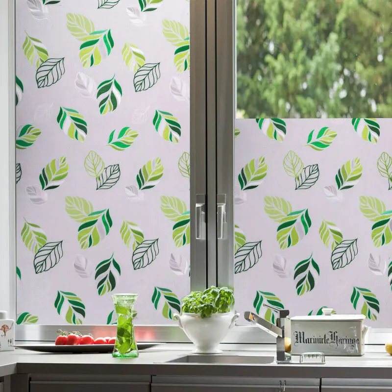 

Frosted Window Film Privacy Protection for Window Static Cling Window Sticker Non Adhesive UV Blocking Window Clings