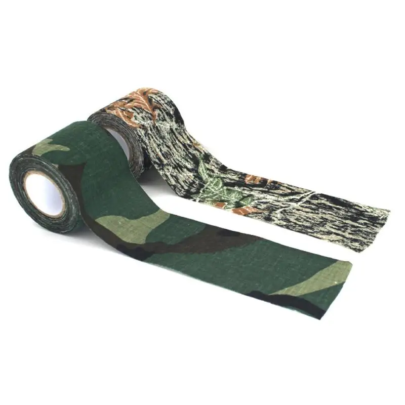 

Outdoor Camouflage Tape Camouflage Elastic Wrap Tape Self Adhesive Sports Protector Ankle Bandage Hunting