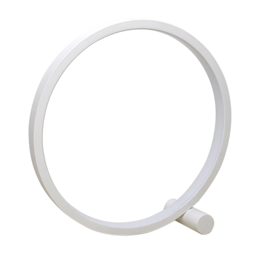 

LED Table Lamp For Bedroom Circular Acrylic Desk Lamp For Living Room Dimmable Bedside Lamp Black/White Round Night Light
